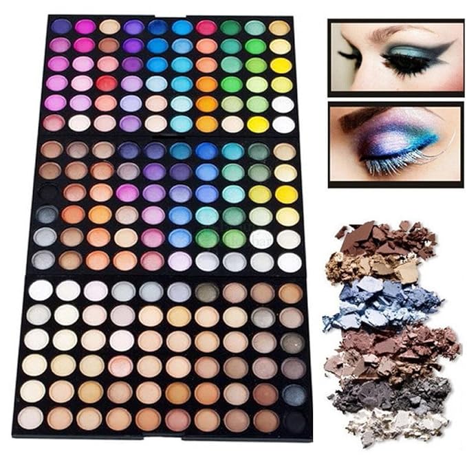 180 Full Colors Professional Makeup Eyeshadow Palette Makeup Eye Shadow-Velvo Beauty