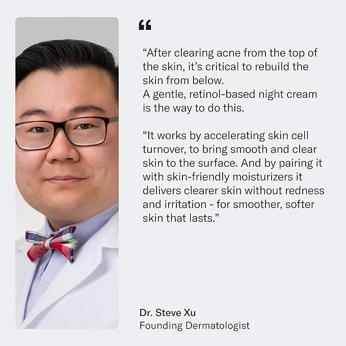 Geologie Skin Repair Moisturizer Face Cream | Clear System Retinol Resurfacing Formula | For Blemish Prone Skin with Niacinamide & Hyaluronic Acid | 60 ML-Velvo Beauty