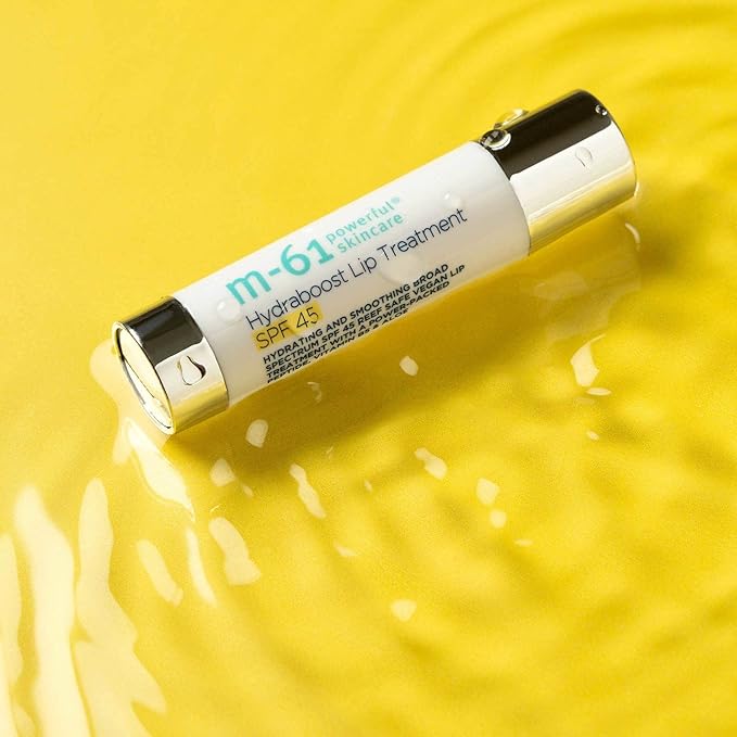 M-61 Hydraboost Lip Treatment SPF 45 - Hydrating and smoothing broad spectrum SPF 45 reef safe vegan lip treatment with a power-packed peptide, vitamin B5 & aloe-Velvo Beauty