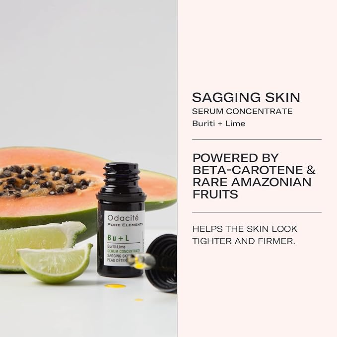 ODACITE Anti Aging Serum Concentrate with Buriti Oil, Vitamin C, Beta-Carotene - 0.17 fl. oz-Velvo Beauty