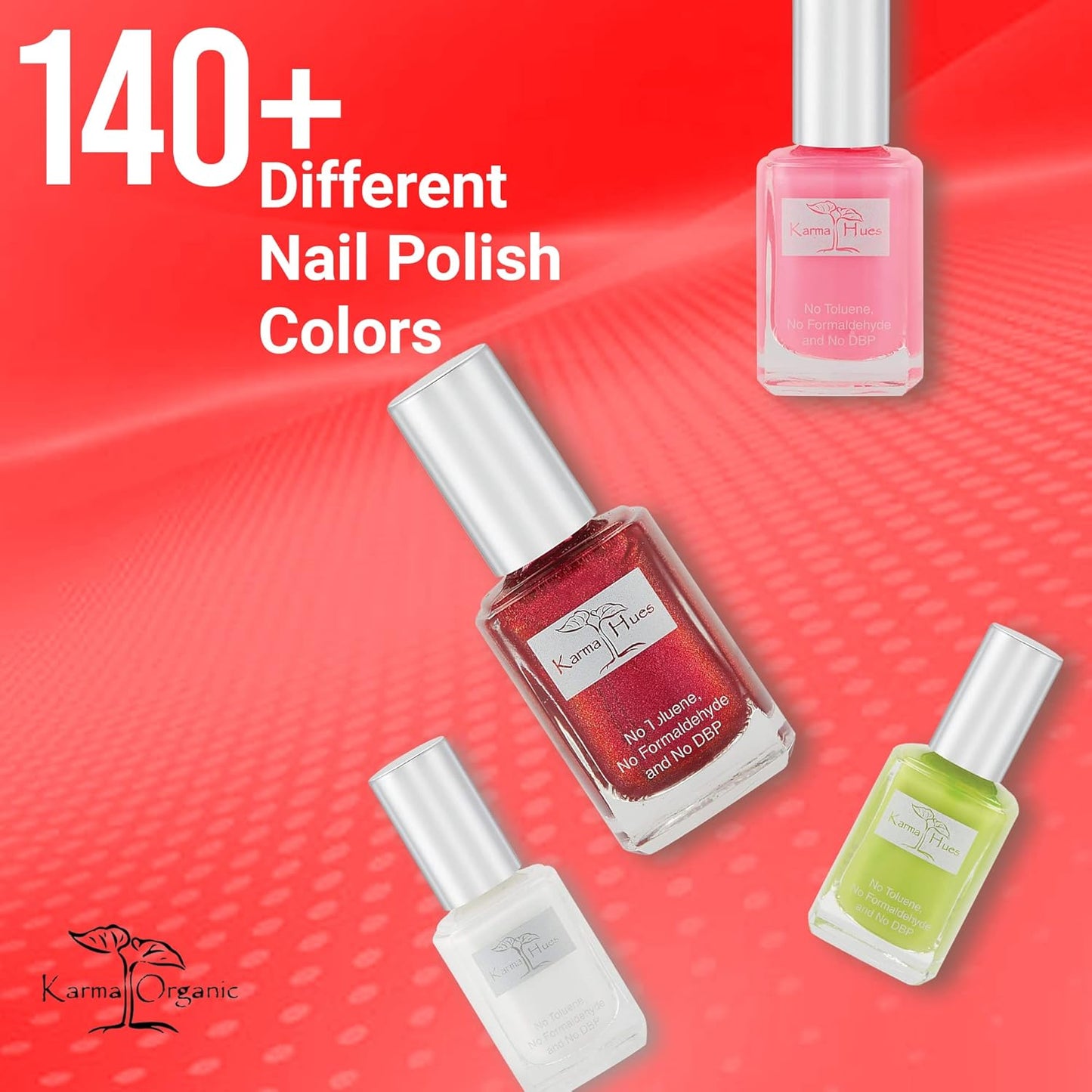 Karma Organic Natural Nail Polish-Non-Toxic Nail Art, Vegan and Cruelty-Free Nail Paint (West Palm)-Velvo Beauty