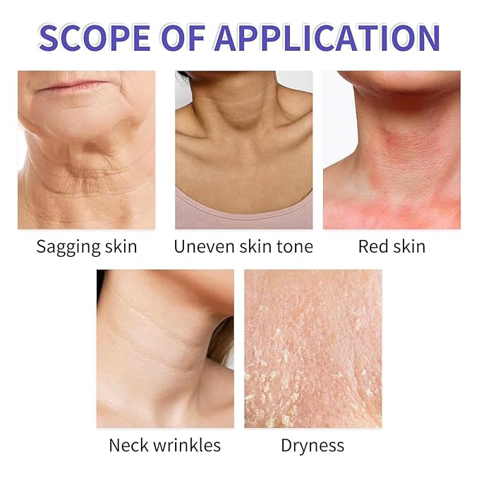 Neck Firming Cream, Neck Tightening Cream, Tighten and Lift Neck Cream, Neck Creams for Tightening and Firming Sagging Skin, Help Reduce Fine Lines & Wrinkles-Velvo Beauty