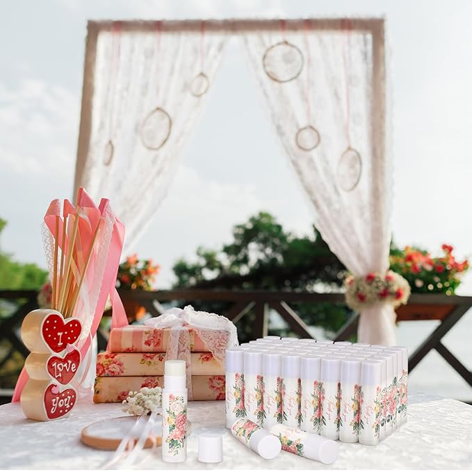 Dunzy 100 Pack Hello Fall Thanksgiving Party Gifts Bulk Lip Balms Favors Employee Appreciation Gifts Thank You Gifts Team Inspirational Gifts for Women Men Coworkers Satff Teachers(Flower)-Velvo Beauty