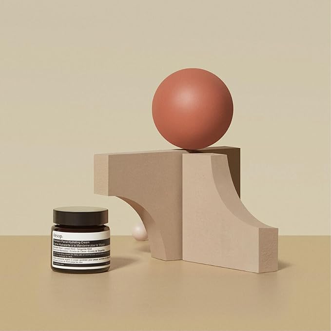 Aesop Mandarin Facial Hydrating Cream | Cools, Tones, and Balances Normal And Combination Skin | Mandarin Rind, Lemon Rind, Tangerine Rind | 2.1 oz / 60 mL-Velvo Beauty