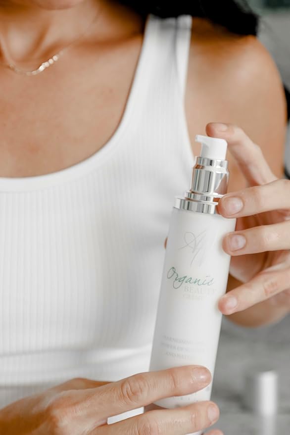 Organic Beauty Cream 4oz with Anti-Aging Antioxidants and Essential Fatty Acids Plant Based Made in USA-Velvo Beauty