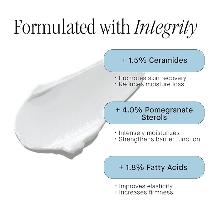 Brandefy Tri Lipid Replenish Treatment - 1.5% Ceramides, 4.0% Sterols, 1.8% Fatty Acids - Peptide Moisturizer, Hydrating Face Cream, Made in the USA (1.6 Oz)-Velvo Beauty