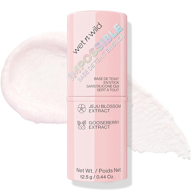 wet n wild Impossible Primer Stick, Enriched with Gooseberry & Jeju Blossom for a Brightening Durable Makeup Base, Vegan & Cruelty-Free-Velvo Beauty
