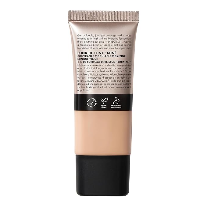 e.l.f. Soft Glam Foundation, Medium Coverage, Long-Lasting & Buildable Foundation For A Smooth, Satin Finish, Vegan & Cruelty-Free, 25 Light Neutral-Velvo Beauty
