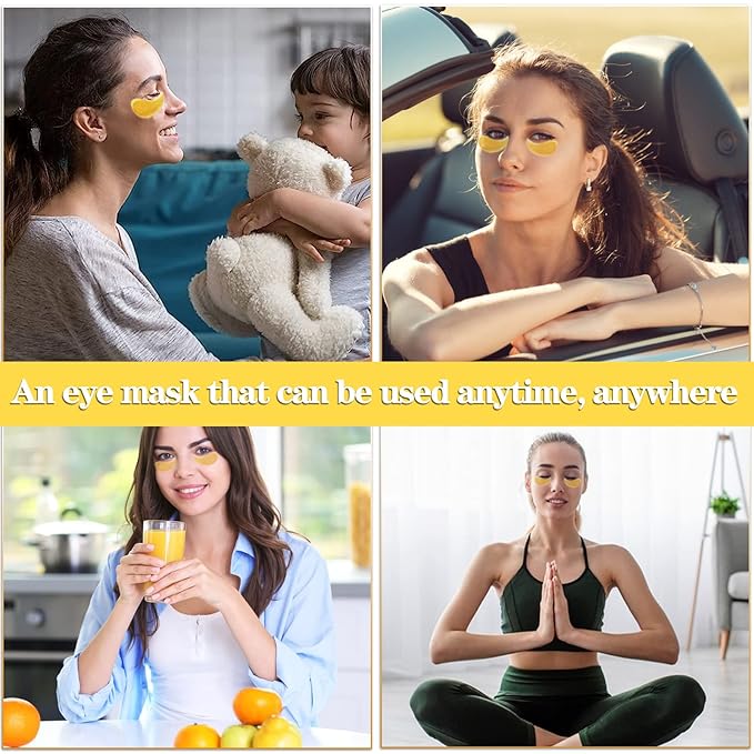 Under Eye Patches-240 Pcs-Four Color Eye Mask For Reduce Dark Circles,Eyes Bags,Puffy,Wrinkles,Gel Eye Mask Skincare-Velvo Beauty