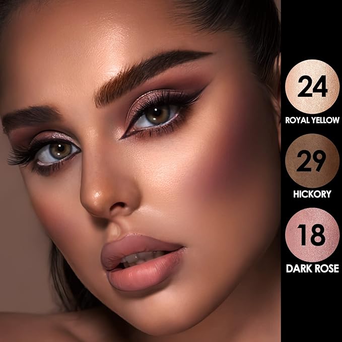 FOCALLURE 3 Pcs Cream Contour Sticks,Shades with Highlighter & Bronzer & Blush,Non-greasy Long-wear Face Contouring Pen,Easy to Sculpt the Face and Create a Lightweight Finishing Makeup,DEEP-Velvo Beauty