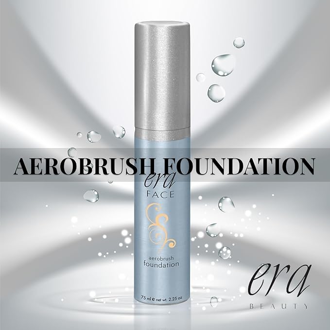 ERA Face spray makeup (Y5 Wheat, 2.25 oz) - airbrush foundation, everyday, buildable, professional spray on cosmetics by Era Beauty-Velvo Beauty