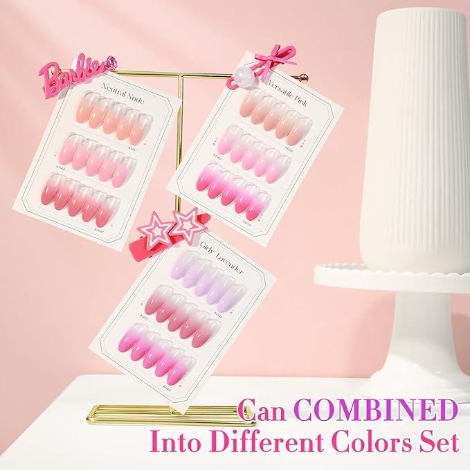 Double Rhythm 28Pcs 0.5Oz Gel Nail Polish Set Same Color Same Bottle Soak Off Gel Polish Kit Nail Art Manicure Salon DIY at Home for Women (Neutral Skin Pink Nude Collection-T24-12)-Velvo Beauty