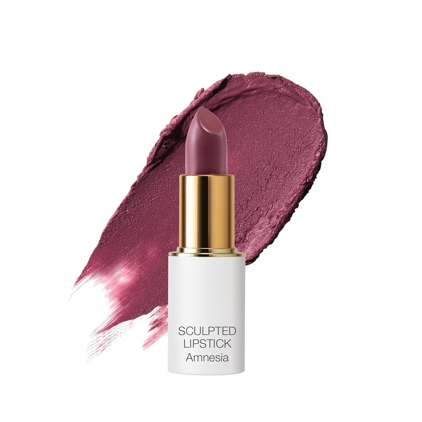 Ogee Full Bloom Sculpted Lipstick (Amnesia - Blackberry Mauve) - Long Lasting Organic Lipstick with Jojoba Oil & Micro Hyaluronic Acid - 70% Organic Ingredients & Made in USA-Velvo Beauty