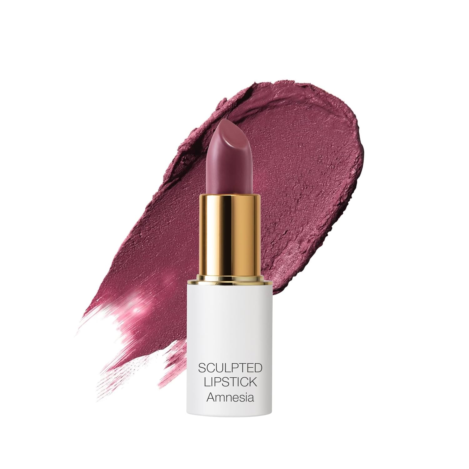 Ogee Full Bloom Sculpted Lipstick (Amnesia - Blackberry Mauve) - Long Lasting Organic Lipstick with Jojoba Oil & Micro Hyaluronic Acid - 70% Organic Ingredients & Made in USA-Velvo Beauty