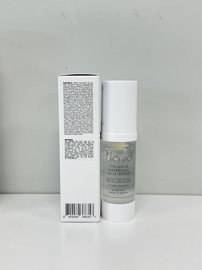 Edelweiss Essence: 30% Flower Extract Jelly Serum - Non-Sticky Hydration, Crafted by Renowned Korean Skincare Experts-Velvo Beauty