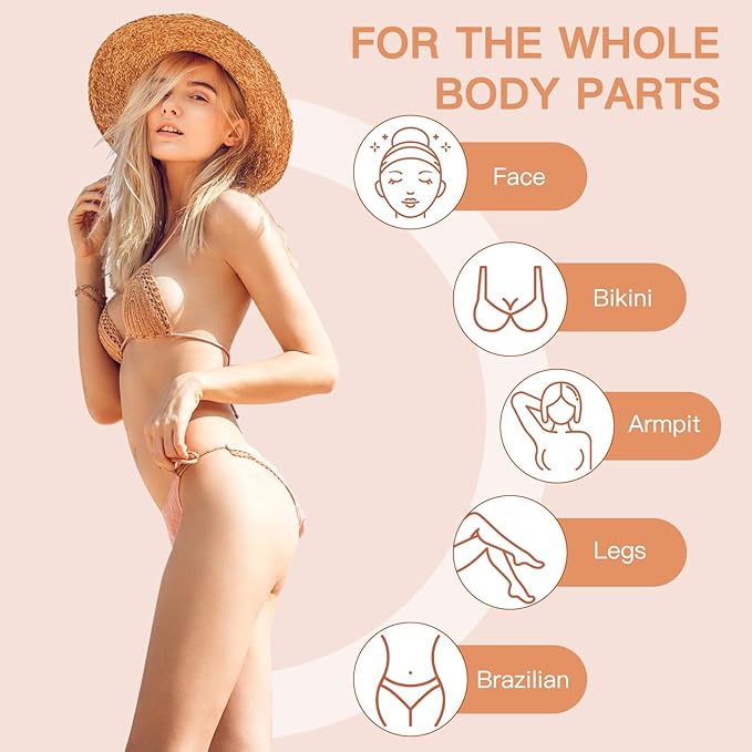 Hard Wax Beads, 2.2lb Wax Beans for Hair Removal, 10 Packs Multi Color Waxing Beads for Full Body, Face, Brazilian Bikini, Legs and Sensitive Skin at Home, Wax Refill for Women Men-Velvo Beauty