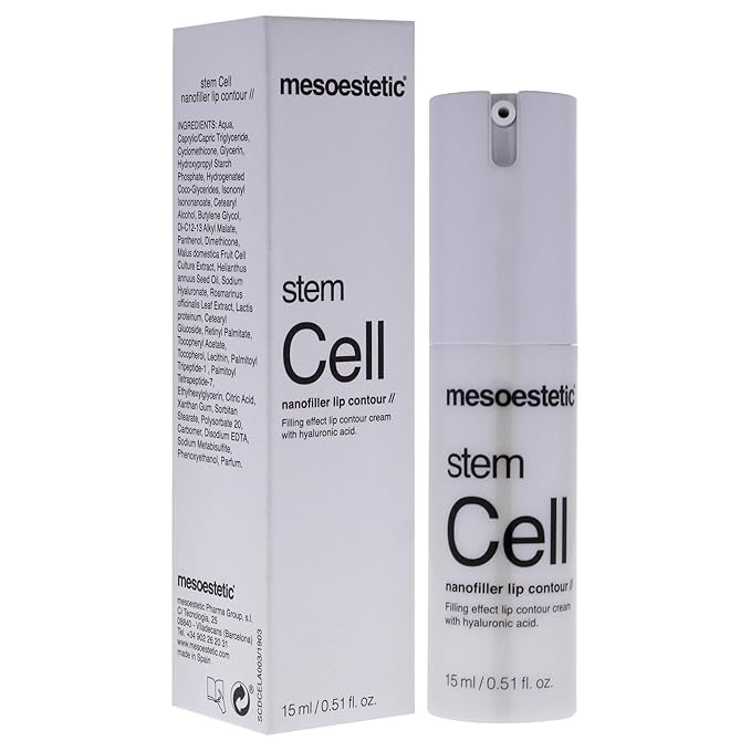 Mesoestetic Stem Cell Nanofiller Lip Contour for Unisex - 0.5 oz Cream-Velvo Beauty