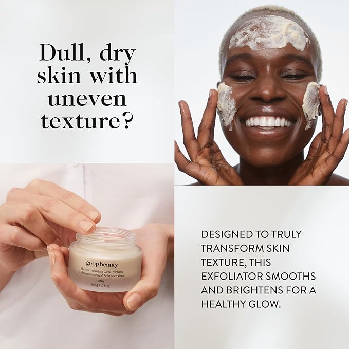 goop Beauty Microderm Exfoliator | Microdermabrasion Scrub to Smooth Textured Skin | Physical & Chemical Exfoliant | Micro-Exfoliating Minerals & Glycolic Acid | 1.7 fl oz-Velvo Beauty