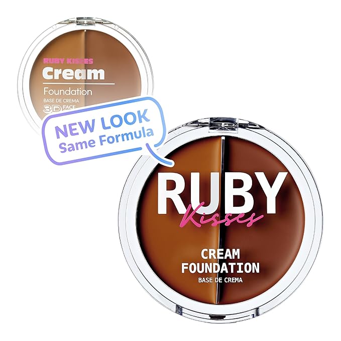Ruby Kisses 3D Face Creator Cream Foundation & Concealer, 12 Hours Long Lasting, Medium to Full Coverage, Non-Greasy, Ideal for Makeup & Contour Palette (Level 12)-Velvo Beauty