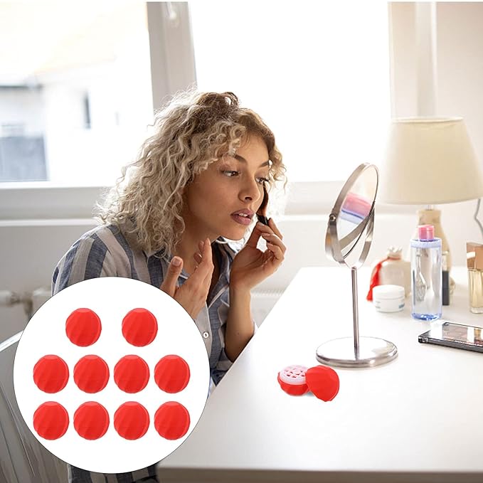 FRCOLOR Lip Balm Tubes Jar Lip Gloss 10Pcs Empty Lip Lip Balm Bottles Filling Lipstick Box Empty Lip Balm Sphere Containers Balm Sphere Containers Lip Balm Tube Refillable Lip Balm Containers-Velvo Beauty