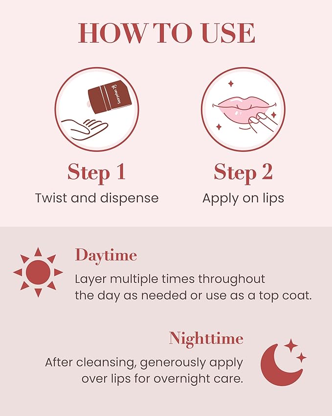 Sooryehan Tinted Lipcerin Lip Balm (0.5fl oz) - Age-Defying, Plumping, Hydrating, Nourishing Lip Care for Dry, Chapped Lips. Korean Skin Care. Peptides, Collagen, Shea Butter, Plant-Based Squalane.-Velvo Beauty