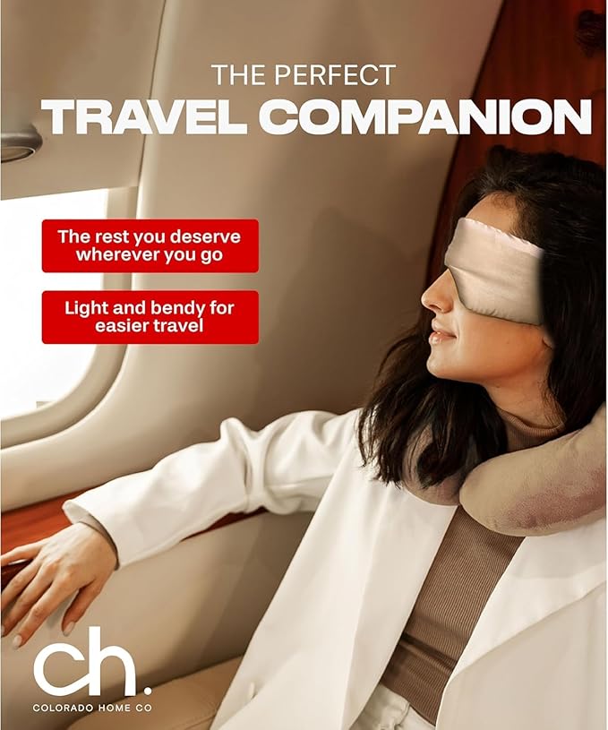 SUNDAYSILKS™ | Adjustable Silk Sleep Mask for Side Sleeper | Cloud-Like Comfort, Weighted for Deep Sleep | Soft Sleep Face Mask for Women & Men, Full Blackout, Cooling Silk Eye Mask for Sleeping (2PK)-Velvo Beauty