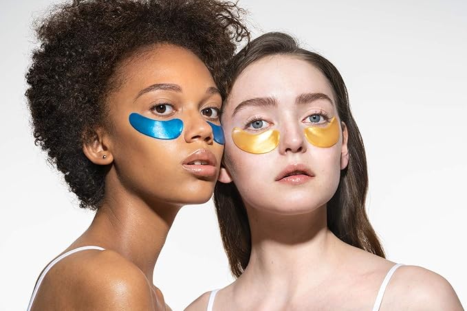 Acure Seriously Soothing Under Eye Hydrogels, 100% Vegan, For Dry to Sensitive Skin, Blue Tansy & Arnica - Soothes & Minimizes Dark Circles, Two Single Use, 0.24 Fl Oz-Velvo Beauty