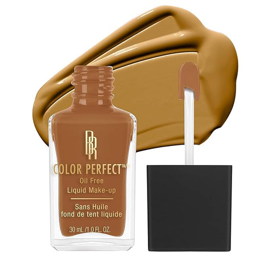 Black Radiance Color Perfect Liquid Full Coverage Foundation Makeup, Brown Olive, 1 Ounce-Velvo Beauty