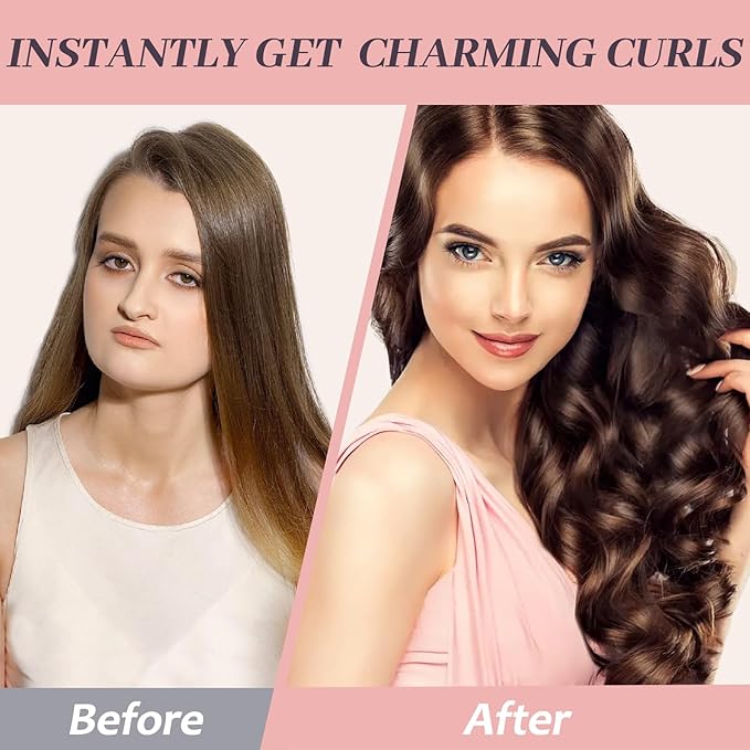 4PCS Volumizing Hair Clips for Root Lift & Volume - Instant Bangs Roller Clips for Effortless Curls & Lift - Velcro Rollers For Hair - Hair Rollers For Women - Pink-Velvo Beauty