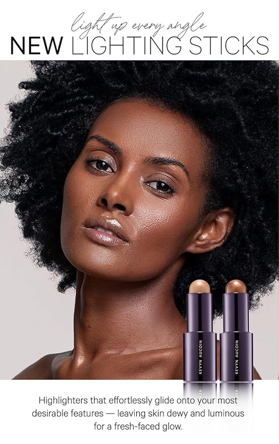 Kevyn Aucoin the Lighting Stick, soft light (fair to light skin tones): Makeup complexion enhancer. Reflects light, brightens angles. Made in Italy.-Velvo Beauty