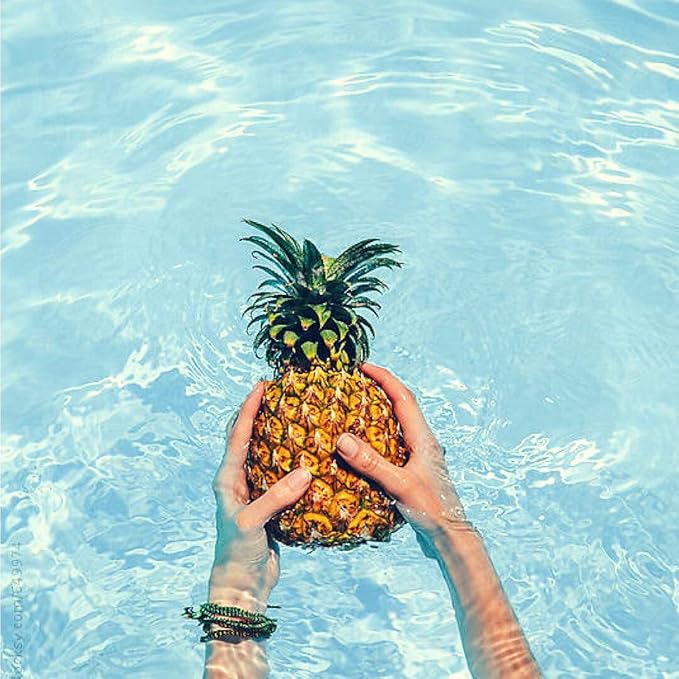 Pure Fiji Spa Gifts for Women and Man - Body Gift Box Include: Sugar Scrub, Bath and Body Oil, Body Butter and Body Lotion, Scent Pineapple-Velvo Beauty