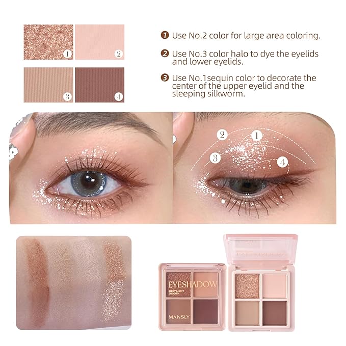 LAMUSELAND All in One Makeup Set Full Kit, 11 Pieces Professional Makeup Gift Set for Women Girls, include Lip Gloss, Eyebrow, Eyeliner, Eyeshadow, Blush, BB Cream (A)-Velvo Beauty