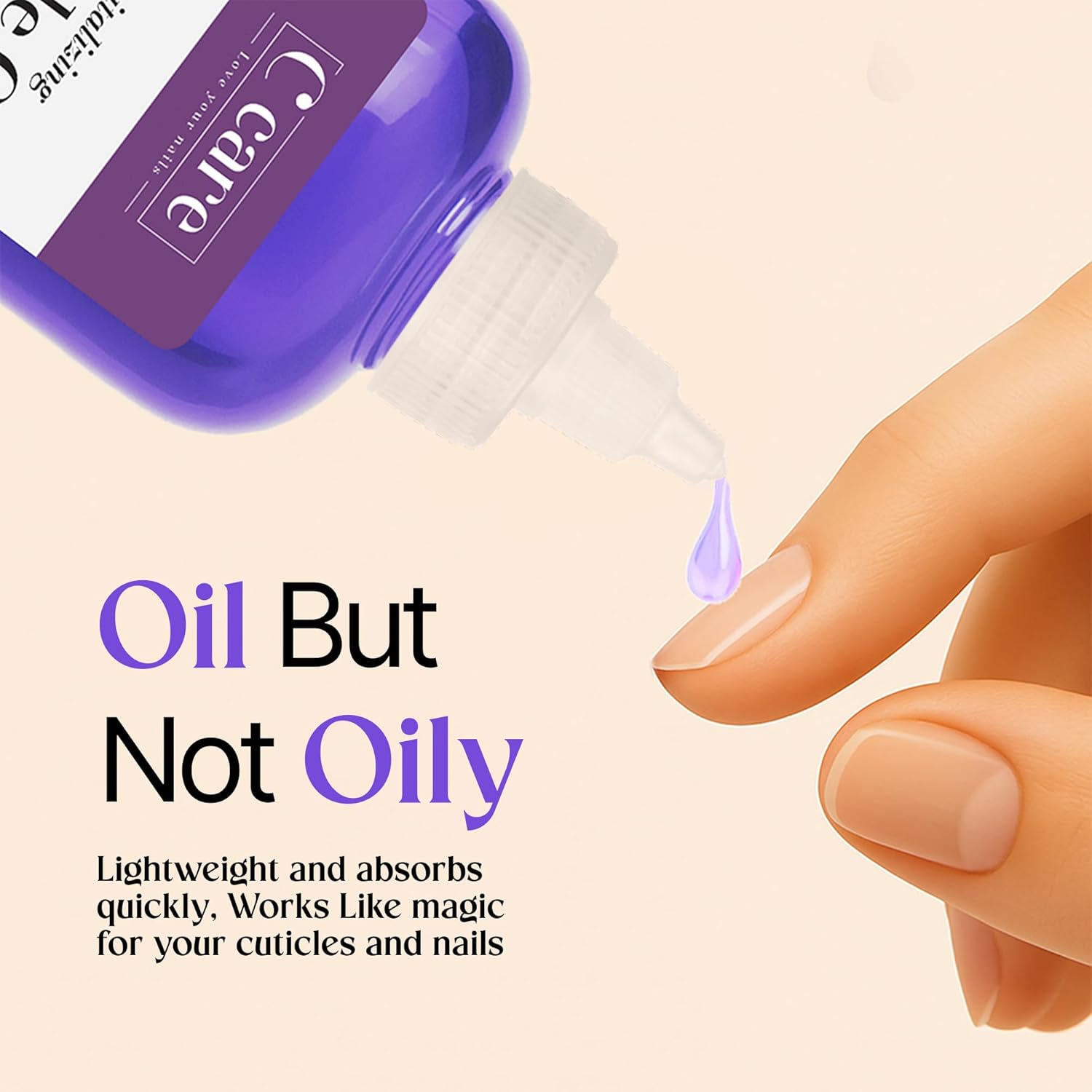 C CARE Lavender and chamomile Cuticle Oil For Nails - Repairs Cuticles Overnight - Moisturizes and Strengthens Nails and Cuticles - 8oz-Velvo Beauty