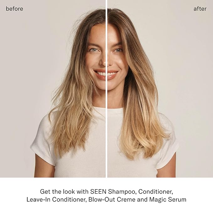 SEEN Leave-In Conditioner, Fragrance Free - Leave-In Hair Conditioner & Heat Protectant Spray- Detangles & Hydrates- No Parabens, Sulfates or Phthalate-Velvo Beauty