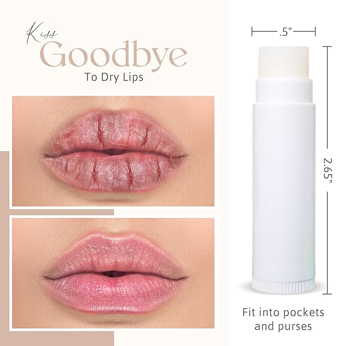 Lip Balm Bulk Unlabeled - Made in USA Bulk Chapstick - Natural Ingredients Vitamin E Shea Butter - Custom Chapstick Bulk For Party & Wedding Favors (150 Count, Peppermint)-Velvo Beauty