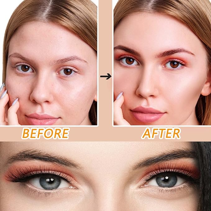 3 PCS Cream Contour Blush Stick,Long Lasting Waterproof Blush Stick for Cheeks&Lips Multipurpose Face Highlighting Concealing Cream,Shimmer Contour Stick Makeup for Women-Velvo Beauty