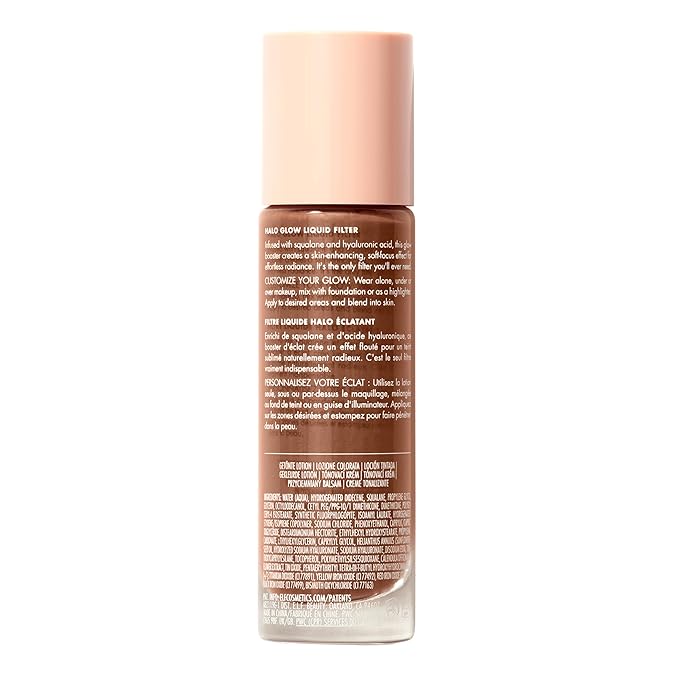 e.l.f. Halo Glow Liquid Filter, Complexion Booster For A Glowing, Soft-Focus Look, Infused With Hyaluronic Acid, Vegan & Cruelty-Free, 8 Rich-Velvo Beauty