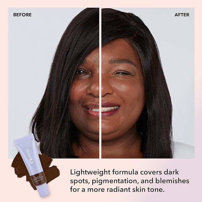 Clover Skin Is In Serum Foundation | Hydrating Face Serum, Lightweight Foundation, Cruelty-Free & Vegan | With Squalane And Sunflower Seed Wax | 30 ml - Shade 14 (Deep)-Velvo Beauty