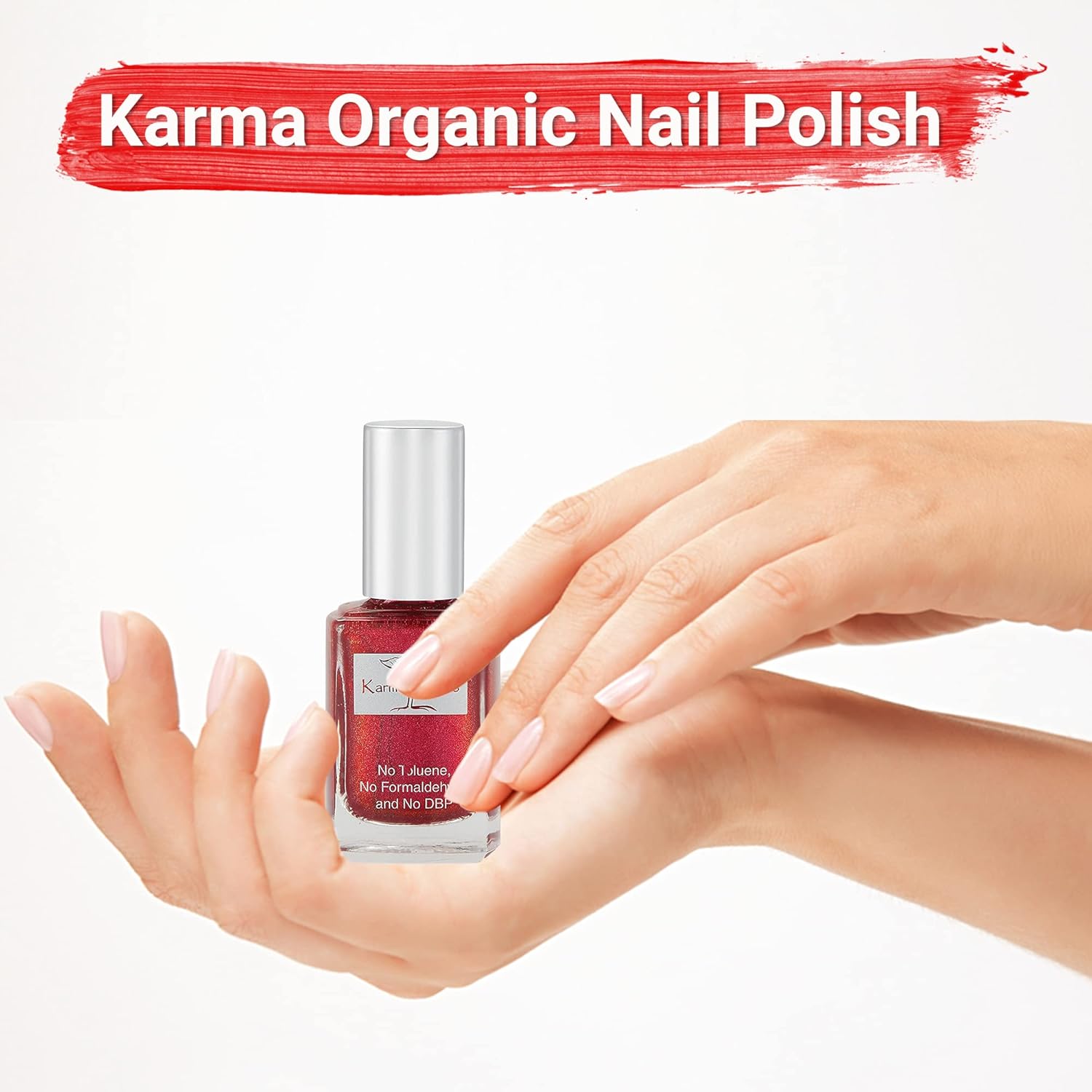 Karma Organic Natural Nail Polish-Non-Toxic Nail Art, Vegan and Cruelty-Free Nail Paint (West Palm)-Velvo Beauty