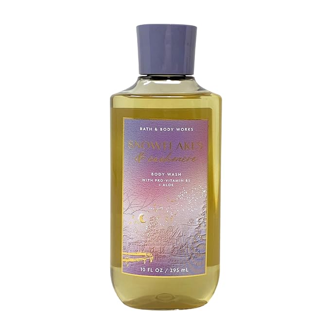Bath & Body Works - Snowflakes & Cashmere - Daily Trio - Gift Set - Shower Gel, Fine Fragrance Mist and Body Lotion – (Packaging Varies)-Velvo Beauty