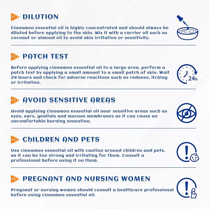 HIQILI Cinnamon Essential Oil for Candle, Spary & Diffuser - 100% Pure Natural - Indoor and Outdoor-Velvo Beauty