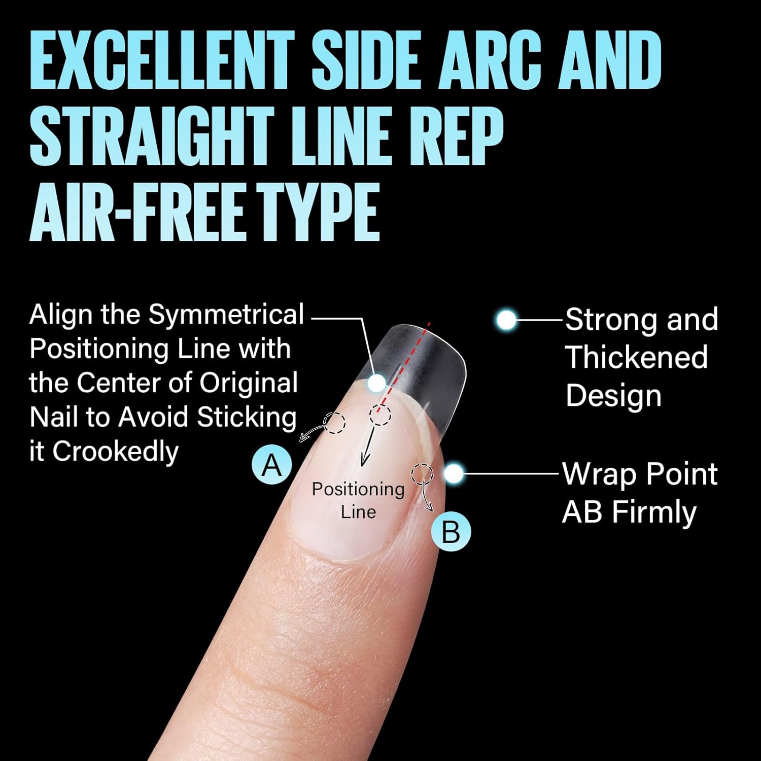 TOMICCA Short Squoval Nail Tips, 240Pcs Acrylic Half Cover Tips, 12 Sizes No C Curve Full Matte Gel Nail Tips, Nail Extension Tips for Beginner and Professional-Velvo Beauty