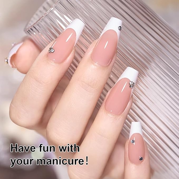 JODSONE 4 Bottles of 15ML Nail Primer Base Coat Top Coat and Builder Gel Which Helps Better Fit the Gel Polish-Velvo Beauty