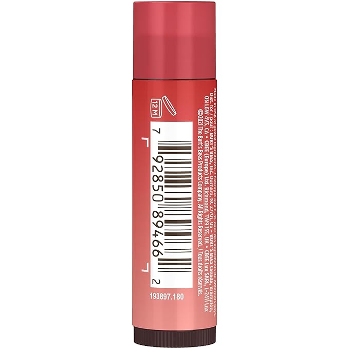 Burt's Bees Lip Tint Balm with Long Lasting 2 in 1 Duo Tinted Balm Formula, Color Infused with Deeply Hydrating Shea Butter for a Natural Looking Buildable Finish, Petal Rose (2-Pack)-Velvo Beauty