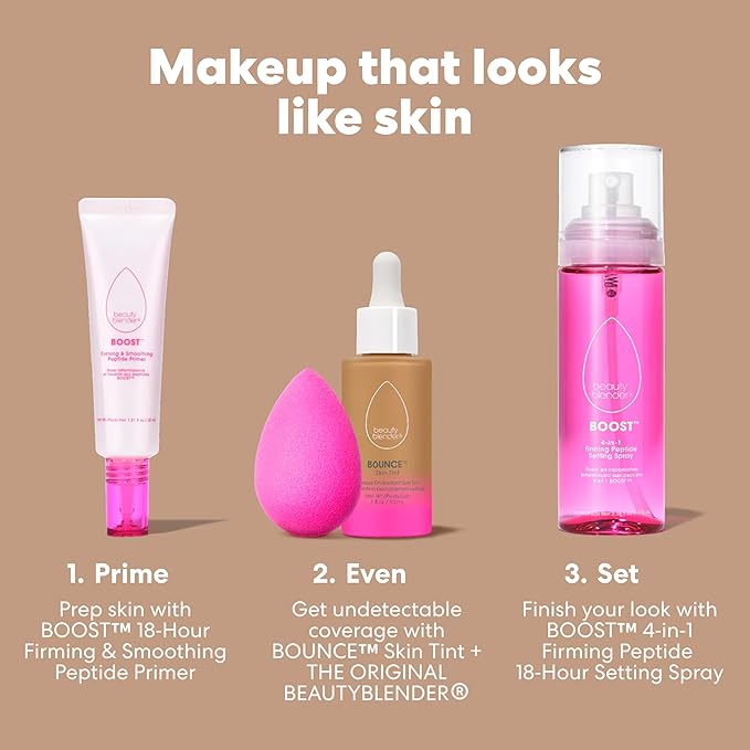 Beautyblender 12-Hour Always on Radiant Skin Tint, Breathable Serum Foundation Stays Put for All Day Long Wear, Infused with Hyaluronic Acid & Niacinamide, Deep 1-Velvo Beauty
