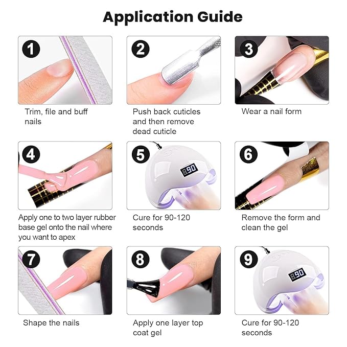 RARJSM Nude Rubber Base Gel Nail Polish Set Clear Sheer Milky White Opaque Pink Builder Base Gel in a Bottle Hard Extension Gel Skin Tone 6 Netural Colors Cured for Nails at Home Salon DIY Beginner-Velvo Beauty