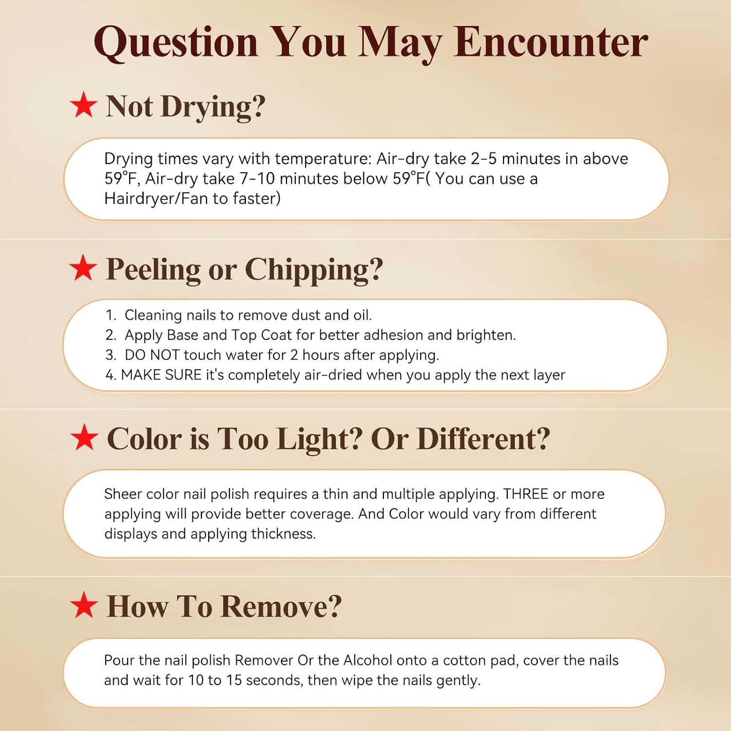 Vegan Nail Polish Set: Air Quick Dry Nail Lacquer Milky White, Nude, Brown 6 Regular Colors Nail Art Polish Non Gel Fast Drying Fingernail Polish Bulk DIY Salon Gift For Women-Velvo Beauty