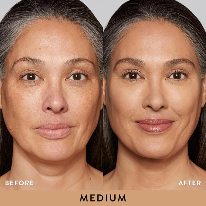 LAURA GELLER NEW YORK Baked Double Take Powder Foundation - Medium - Buildable Medium to Full Coverage - Matte Finish-Velvo Beauty