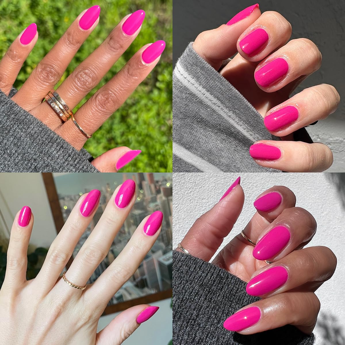 Olive & June Quick Dry Nail Polish | Instant Fast-Drying Smudgeproof Color | 15-free, Vegan Cruelty-Free Formula | Lasts up to 5 Days | Salon-Quality Manicure Pedicure at Home | Wildest Magenta Purple-Velvo Beauty