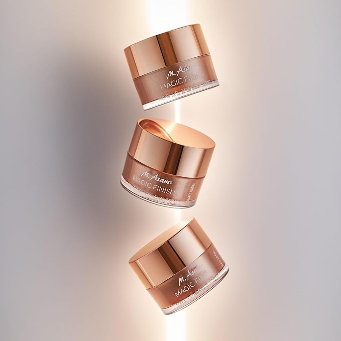 M. Asam MAGIC FINISH Duo Set – Make-Up Mousse (1.01 Fl Oz) & Lipstick Hazelnut Heaven (0.14 Oz), 4in1 Primer, Foundation, Concealer and Powder & Satin Lipstick in creamy-nutty Nude Shade-Velvo Beauty